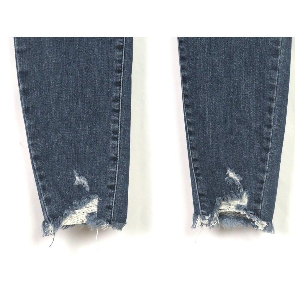 JUDY BLUE‎ Distressed Skinny Fit Stretch Ankle Fray Denim Jeans Women's 15 / 32 - Picture 3 of 10